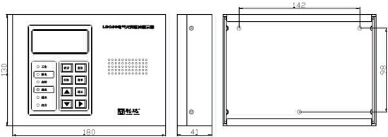 LDQ80电气火灾区域显示器